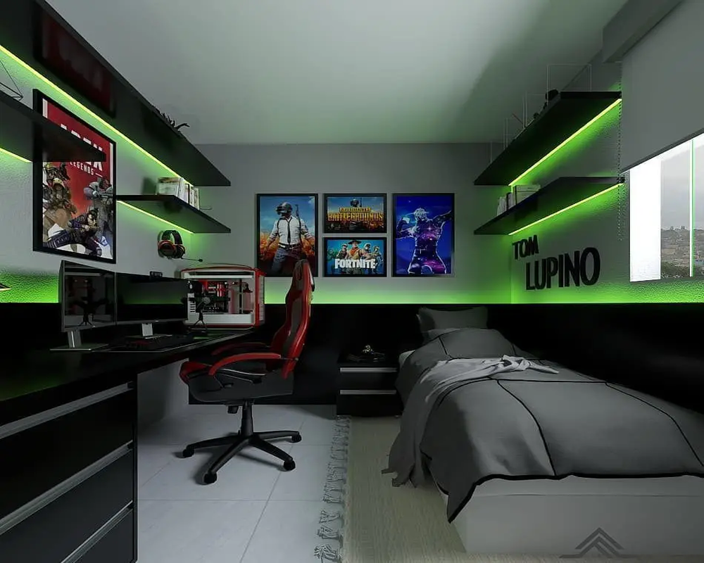 quarto gamer casa.com 20 pinterest Copia 1