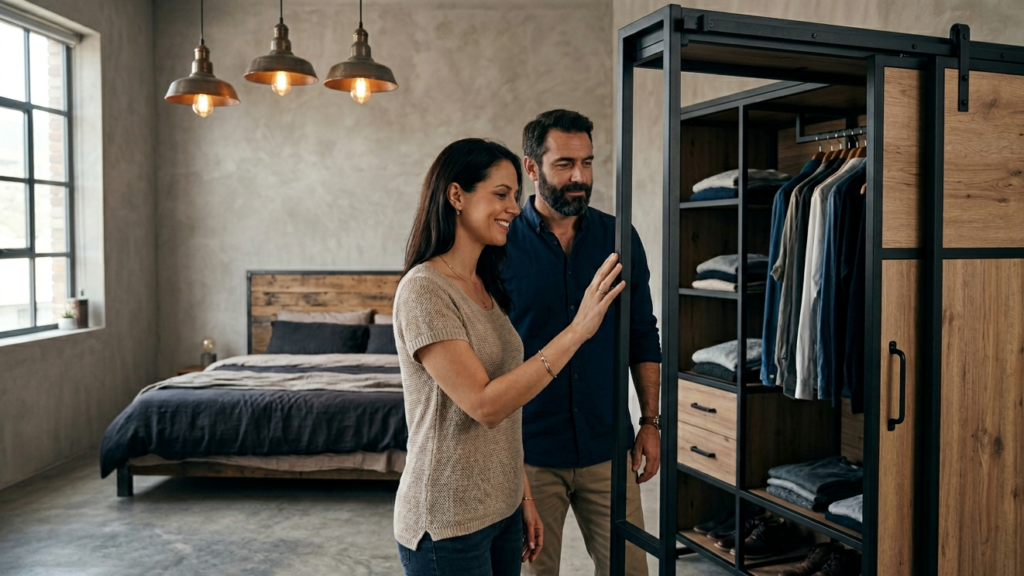 moveis-industriais-para-quarto-de-casal